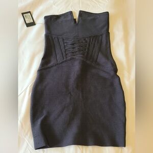 NEW Marciano corset bandage dress grey- Cocktail dress